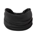 thumbnail image 1 of Womens Bandanas Stretchy Turban Wrap Sport Yoga Accessory Headbands for Women Black One Size, 1 of 3