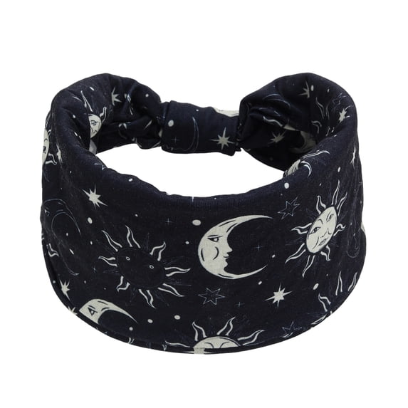 Womens Bandanas Wide Extra Large Turban Wrap Non Slip Sport Workout Headbands for Women Beige One Size