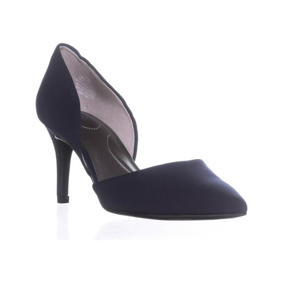 Womens Bandolino Grenow Kitten-Heel Pumps, Navy/Navy