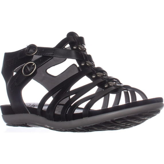 Womens Bare Traps Robbie Gladiator Sandals - Black