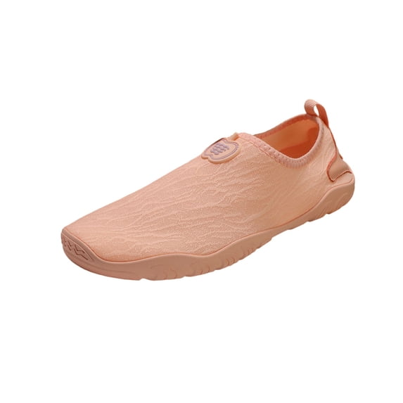 Womens Barefoot Water Shoes Quick Dry Slip-On Aqua Socks Lightweight Non-Slip Sole for Beach Pool Yoga Pink,Size 6.5