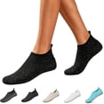 thumbnail image 1 of Womens Barefoot Water Shoes Travel House Slippers for Indoor and Outdoor Aqua Socks for Beach Swim Surf Yoga Dancing Camping Must Haves,Black,40, 1 of 7