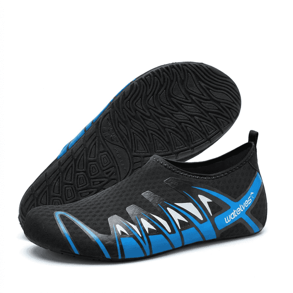 Watelves Men Women Quick Dry Thin Sole Water Socks Non Slip Aqua Shoes for Beach Pool Surfing Swimming Snorkeling Kayaking River Walking Diving Water Sports