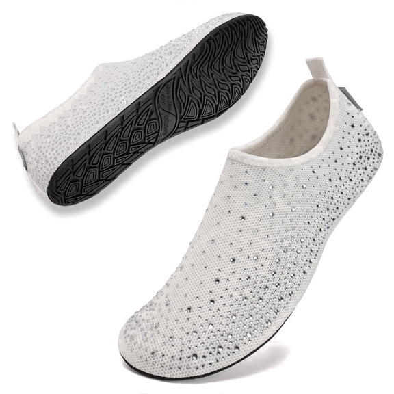 Watelves Men Women Quick Dry Thin Sole Water Socks Non Slip Aqua Shoes for Beach Pool Surfing Swimming Snorkeling Kayaking River Walking Diving Water Sports