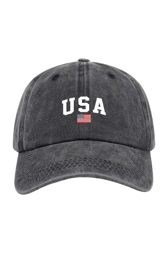 Womens Baseball Cap 2026 Retro Curved Brim Dad Hat USA Flag Embroidery Adjustable Cotton Twill for Outdoor Sports Hiking Summer Running