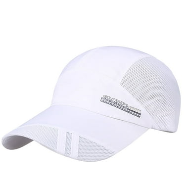Womens Vintage Ball Cap Cute White Sport Hats Adjustable Baseball Cap