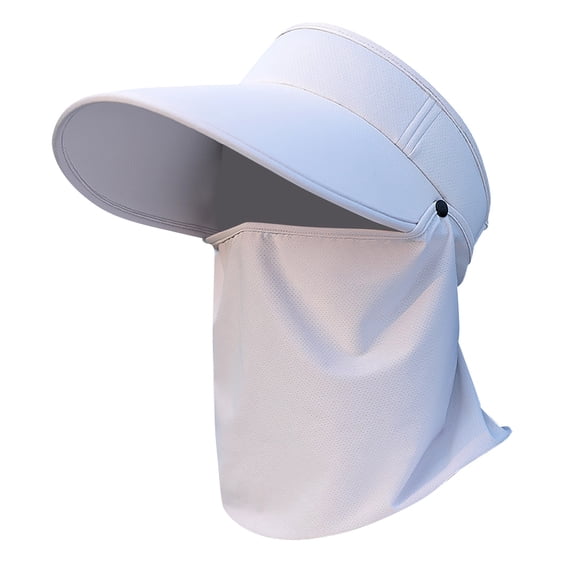 Womens Baseball Cap Ice Large Brim Baseball Cap Women's Empty Top Cap Summer Long Brim Casual Cap Outdoor Sports Sun Shield Sun Hat