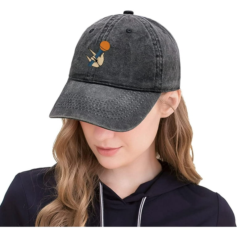 Womens Baseball Caps Black Baseball Cap Women Hats Ball Cap Cute Cotton Distressed Dad Vintage Adjustable