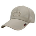 thumbnail image 1 of Womens Baseball Caps CQXIDFH Unisex Letter Embroidered Mesh Cap, Breathable Adjustable Baseball Hat, Outdoor Sunshade, Visor Hat (Khaki, One Size), 1 of 3