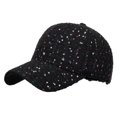thumbnail image 1 of Women Trucker Hat Fashional Black Baseball Caps Dad Hat for Women, 1 of 9