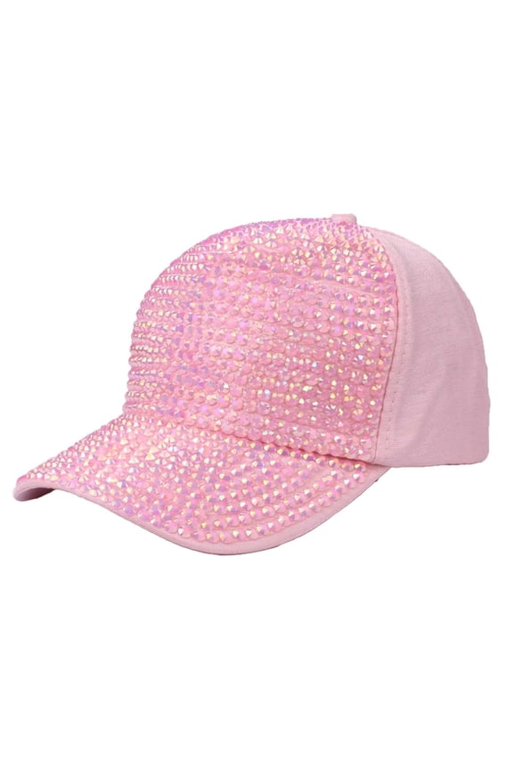 Womens Baseball Caps Fashion Pink Baseball Caps Adjustable Baseball Cap