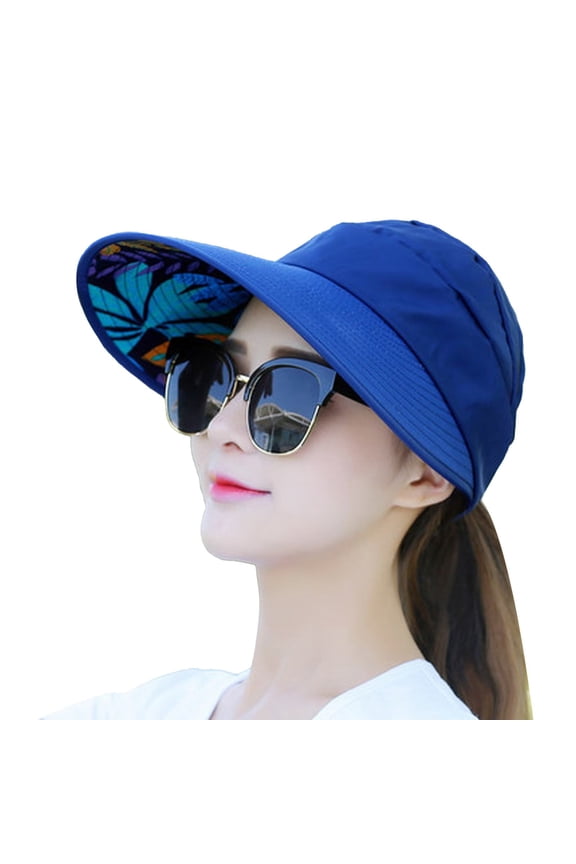 Womens Baseball Caps Fashion Wide Brim Spring And Summer Top Line Large Edge Sunshade Sun Hat