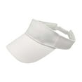 thumbnail image 1 of Womens Baseball Caps Summer Solid Color Unisex Sunscreen Outdoors Tennis Sports Hat Activewear,White,One Size, 1 of 3
