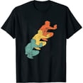 thumbnail image 1 of Womens Baseball Catcher Baseball Player T-Shirt Black 2X-Large, 1 of 5