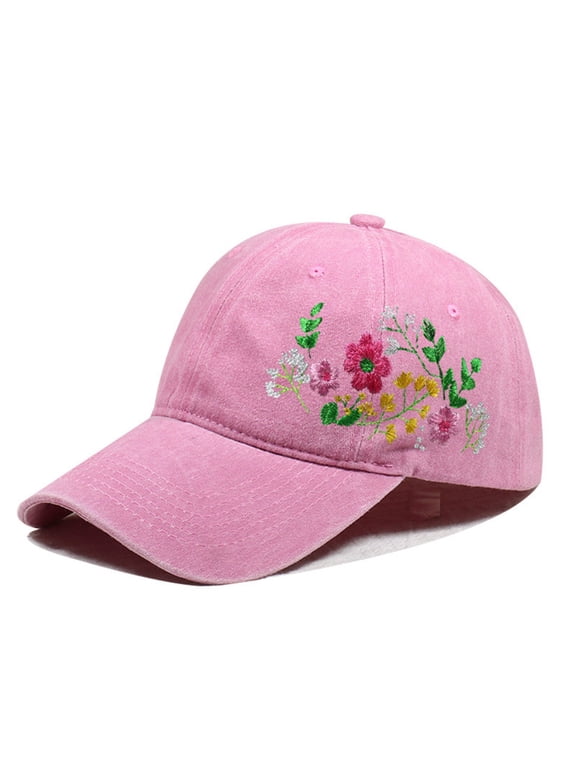 Womens Baseball Hat Adjustable Dad Hat Relaxed Fit Strapback Baseball Cap Vintage Baseball Cap Beach Trucker Hat Sun Hat for Men Women Women's Saturday Hat Men's Hats & Caps,Pink,One Size