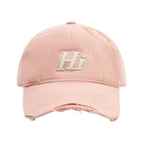 Womens Baseball Hat Ponytail Cap for Golf and Outdoor Use Adjustable Oversized Baseball Cap With Extended Brim Deep Bill Hat For Women Fashionable Sun Hat