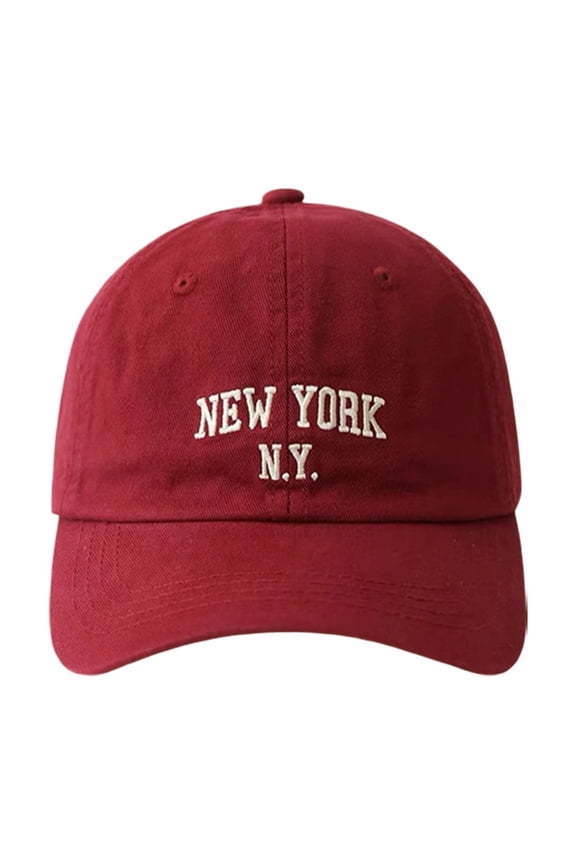 Womens Baseball Hat Unisex Baseball Cap for Athletic and Casual Style Adjustable Letter Print Sun Hat with Curved Brim
