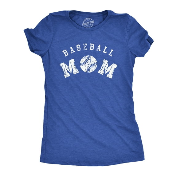 Womens Baseball Mom T Shirt Funny Cute Mother's Day Gift Base Ball Tee for Ladies Womens Graphic Tees
