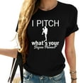 thumbnail image 1 of Womens Baseball Pitcher Gifts Black 2XL, 1 of 5