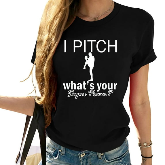 Womens Baseball Pitcher Gifts Black 2XL
