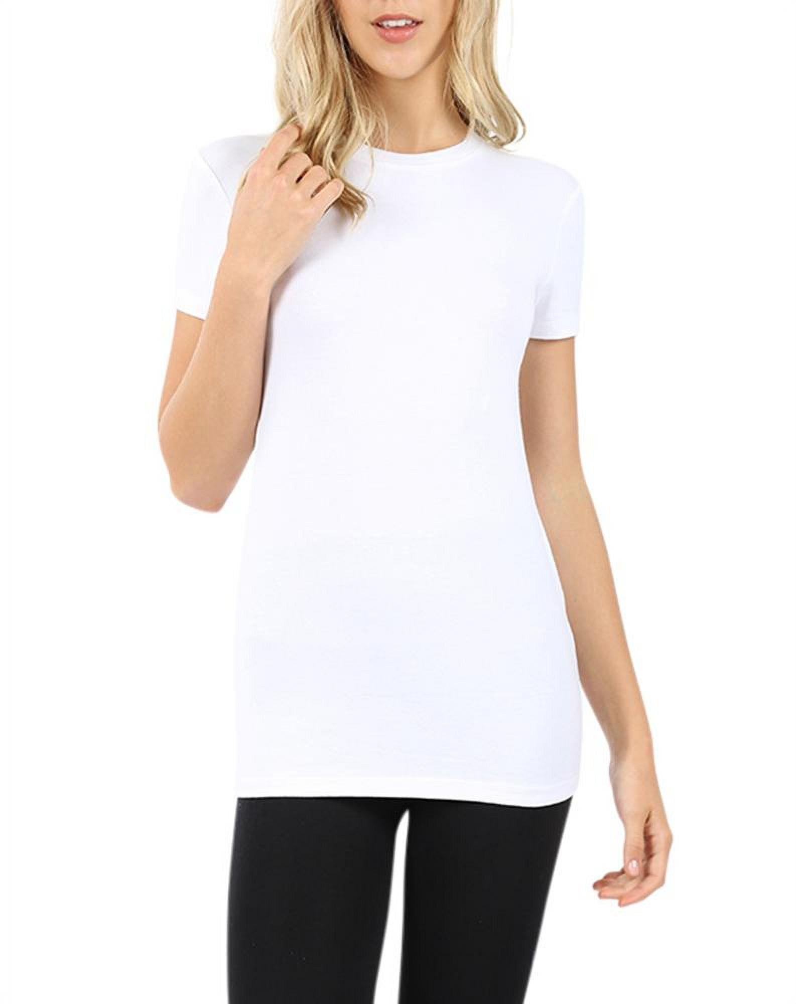 White extended tee cheap