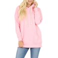 thumbnail image 1 of Womens Basic Oversized Hooded Pullover Sweatershirt Sweater, 1 of 4