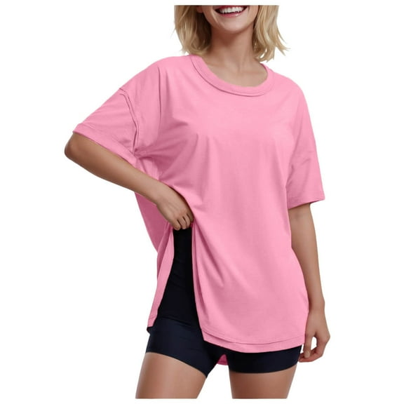 Womens Basic Tee womens flowy summer tops
