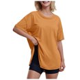 thumbnail image 1 of Womens Basic Tee womens flowy summer tops, 1 of 5