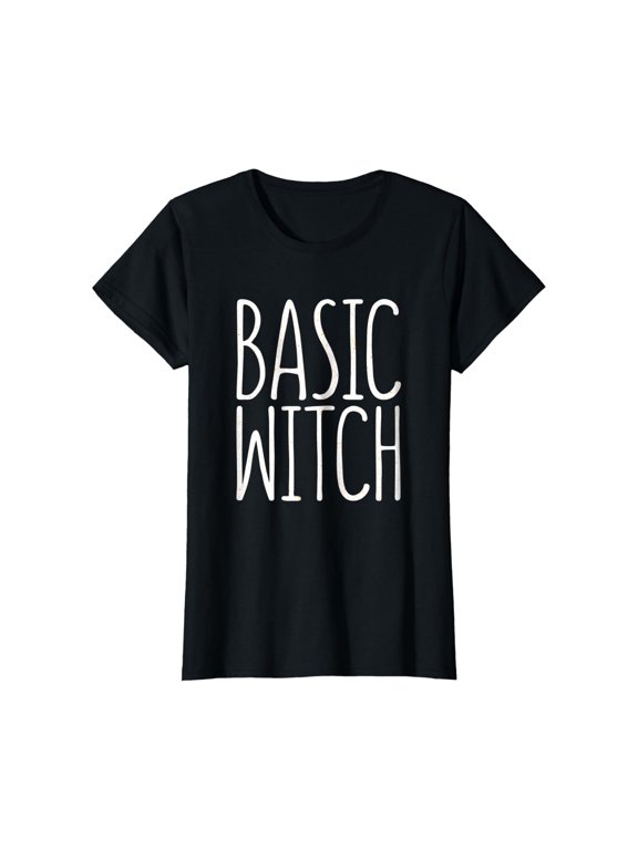 Womens Basic Witch T-Shirt Costume Shirt