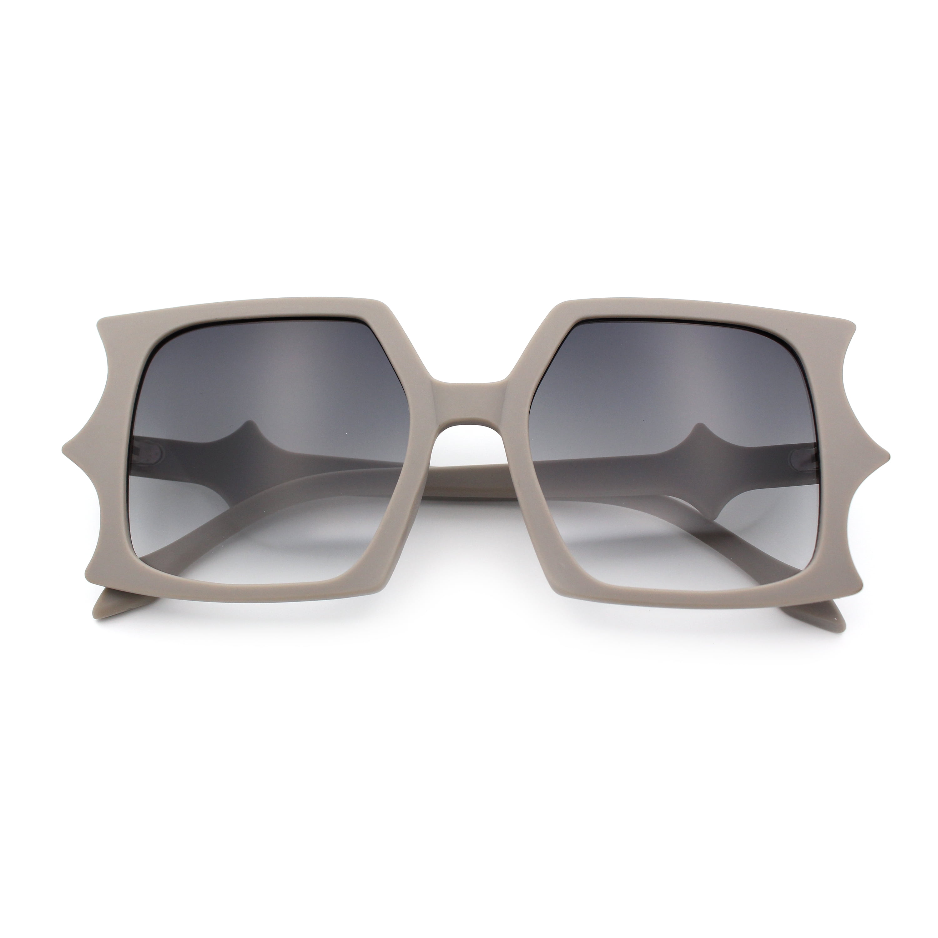 Womens Bat Wing Shape Plastic Oversized Rectangle Fashion  display picture 2
