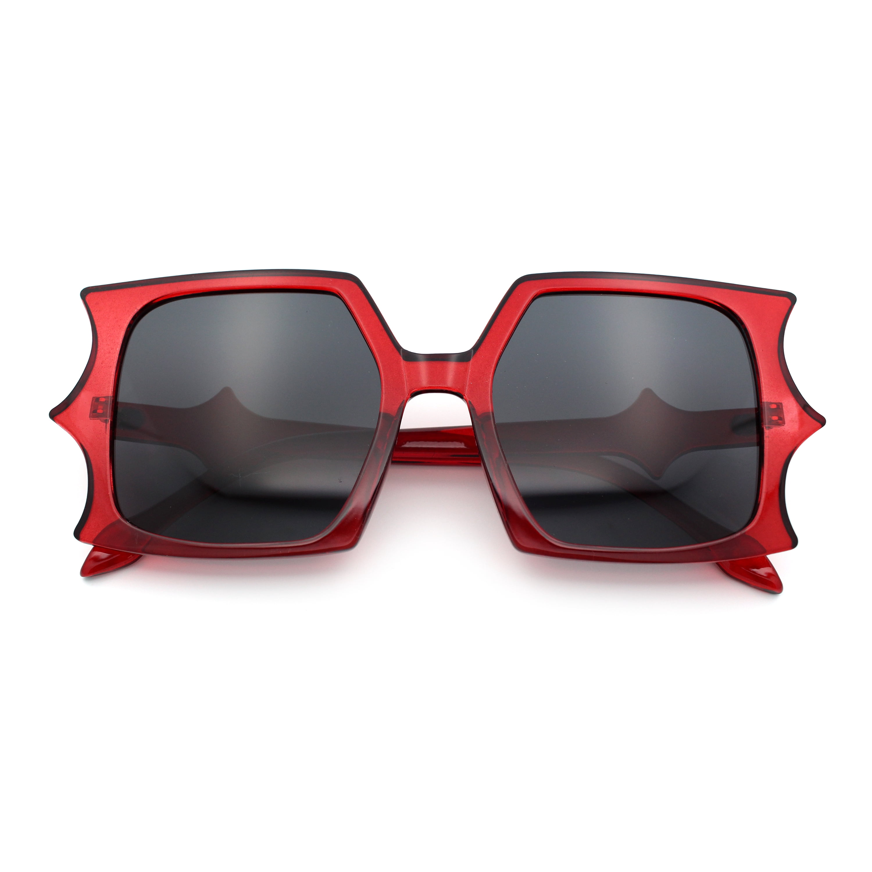 Womens Bat Wing Shape Plastic Oversized Rectangle Fashion  display picture 2