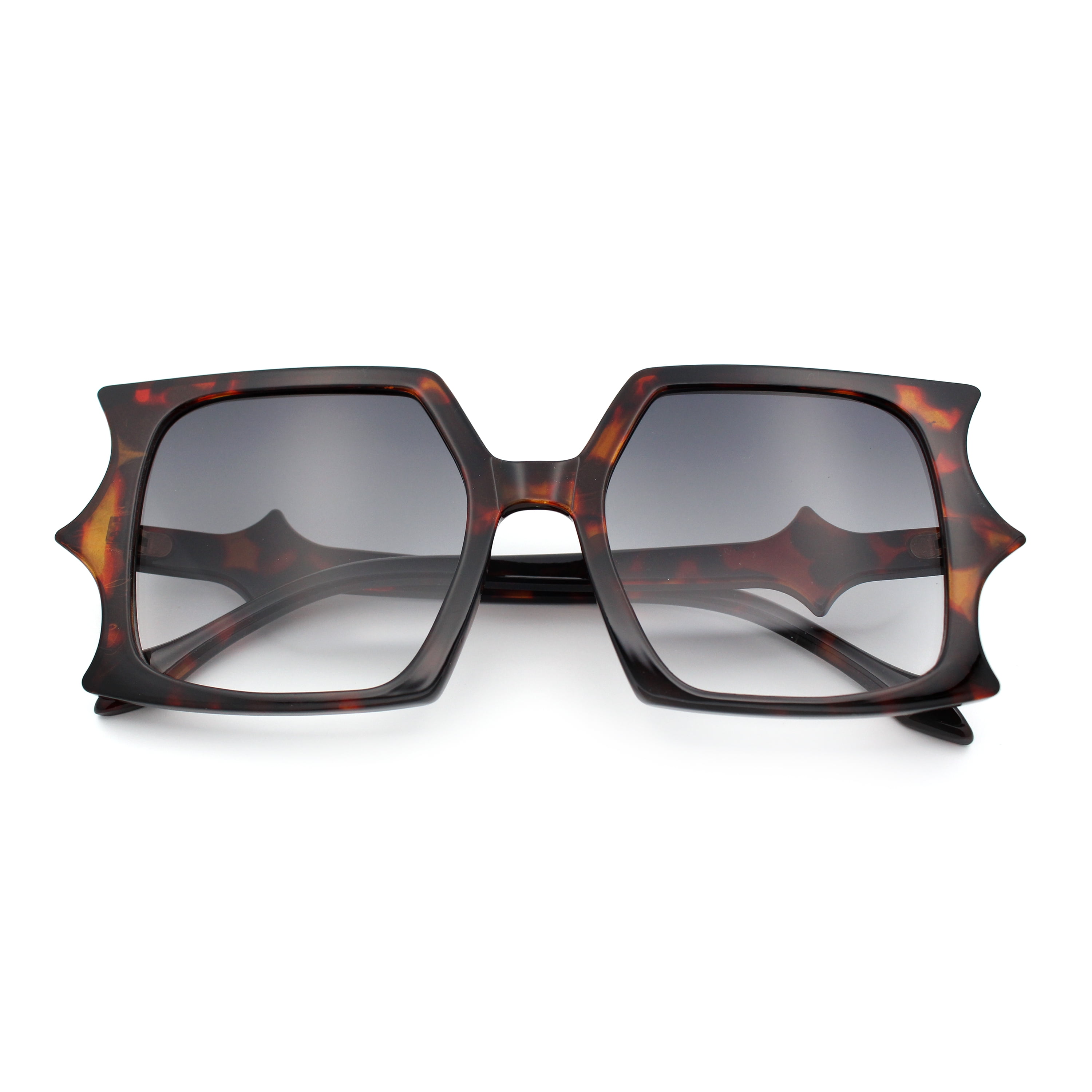 Womens Bat Wing Shape Plastic Oversized Rectangle Fashion  display picture 1