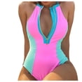 thumbnail image 1 of Womens Bathing Suit One Piece Bathing Suit for Women Women's Plunging V Neck Bathing Suit Sexy High Cut Swimsuits, 1 of 3