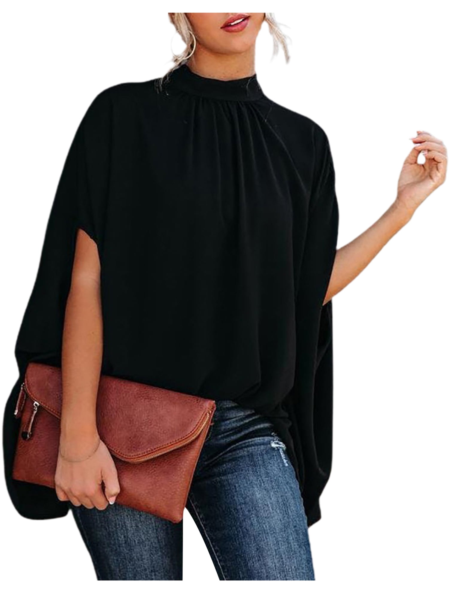 loose batwing top