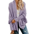 thumbnail image 1 of Womens Batwing Sleeve Oversized Sweater Cloak Cardigan Outwear, 1 of 2