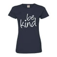 thumbnail image 1 of Womens Be Kind Heart Deluxe Soft T-Shirt, 1 of 1