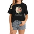 thumbnail image 1 of Womens Be Kind To Your Mind Mental Health Matters Awareness Anxiety Round-Neck T-Shirt, 1 of 5