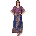 thumbnail image 1 of Womens Beach Cover Up Kaftan Dress Night Wear Robe Top Tunique Coton Long Dess, 1 of 1