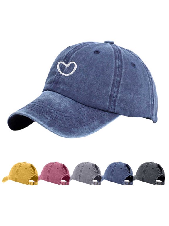 Womens Beach Hat Women Summer Adjustable Breathable Eyelet Baseball Cap Outdoor Grey One Size