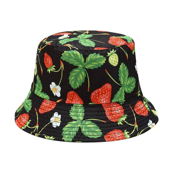 Womens Beach Sun Straw Hat Uv Upf 80+ Travel Foldable Brim Summer Uv Hat Bucket Hats Male's and Female's Casual Fisherman's Hat 3D Printed Pattern Tie Dye Double Basin Hat Outdoor Visor