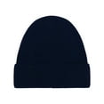 thumbnail image 1 of Womens Beanie Caps Soft Ribbed Knit Cuffed Beanies Men Winter Hat Unisex Solid Fashion Casual Warm Head Wear (One Size, Navy), 1 of 6