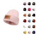 thumbnail image 1 of Womens Beanie "MAMA" Graphic Knit Hat Warm Soft Winter Beanies Cozy Casual Skull Cap with Letter Print for Cold Weather Travel and Daily Outings, 1 of 5