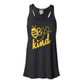 thumbnail image 1 of Womens Bee Kind Flowy Racerback Tank Top T-Shirt, 1 of 1