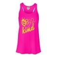 thumbnail image 1 of Womens Bee Kind Flowy Racerback Tank Top T-Shirt, 1 of 1