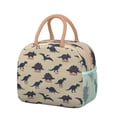 thumbnail image 1 of Womens Beige Dinosaurs Names Pattern Lunch Box for Work,Insulated Lunch Bag for Women,Loncheras Para Mujer,Leakproof Adult Lunch Bag for Work,Beach,Travel,Picnic,Camping, 1 of 7