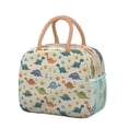 thumbnail image 1 of Womens Beige Dinosaurs Plants Leaves Pattern Lunch Box for Work,Insulated Lunch Bag for Women,Loncheras Para Mujer,Leakproof Adult Lunch Bag for Work,Beach,Travel,Picnic,Camping, 1 of 7
