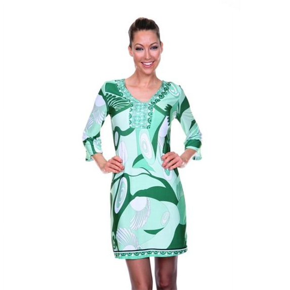 Womens Belinda Dress- Green - Small