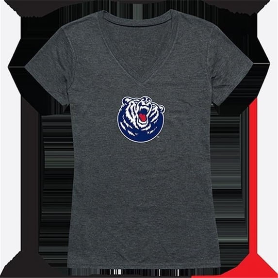 Womens Belmont University Cinder Tee, Heather Charcoal - Extra Large