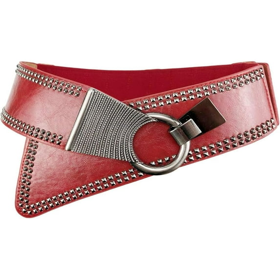 Womens Belt,Elastic Belts for Women Stretch,For Dress,Sweater,Jacket,Wide Belts for Women Fashion,Interlock Buckle