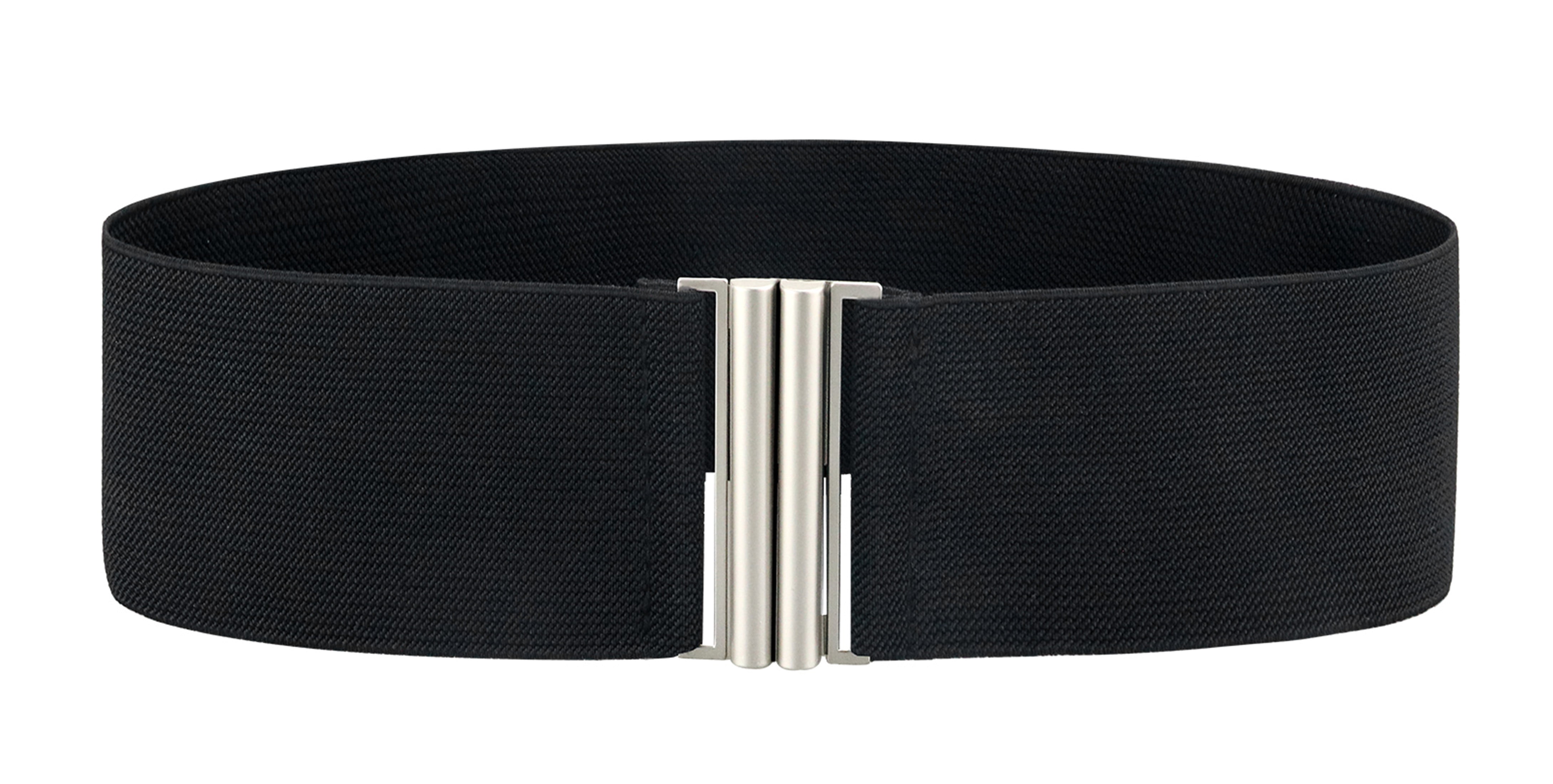 Wide Elastic Waist Belt Stretch Cinch Retro Chic Fashion Accessory Adjustable 80s Royal Blue Wide Waist Belt | 2 main image 2